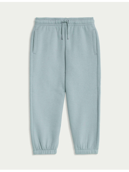 Marks & Spencer Einfarbige Jogginghose mit hohem Baumwollanteil (2–8 Jahre) Marks & Spencer blau