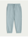 Marks & Spencer Einfarbige Jogginghose mit hohem Baumwollanteil (2–8 Jahre) Marks & Spencer blau