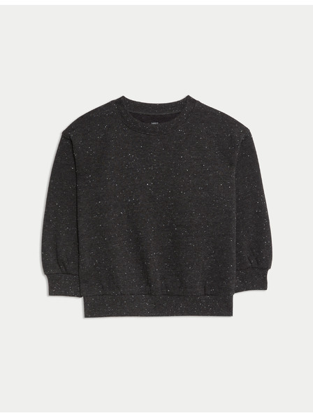Marks & Spencer Gewebtes Sweatshirt mit hohem Baumwollanteil (2–8 Jahre) Marks & Spencer grau