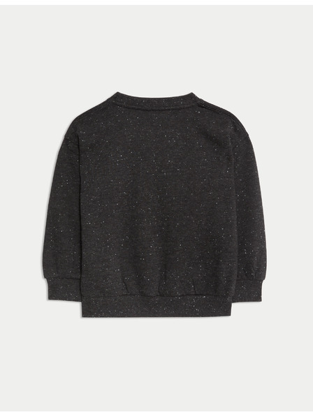 Marks & Spencer Gewebtes Sweatshirt mit hohem Baumwollanteil (2–8 Jahre) Marks & Spencer grau