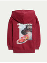 Marks & Spencer Disney Cars™ Kapuzen-Sweatshirt mit Reißverschluss und hohem Baumwollanteil (2–8 Jahre) Marks & Spencer rot