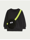Marks & Spencer Monster-Sweatshirt mit Baumwolle (2-8 Jahre) Marks & Spencer schwarz