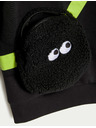 Marks & Spencer Monster-Sweatshirt mit Baumwolle (2-8 Jahre) Marks & Spencer schwarz