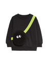 Marks & Spencer Monster-Sweatshirt mit Baumwolle (2-8 Jahre) Marks & Spencer schwarz