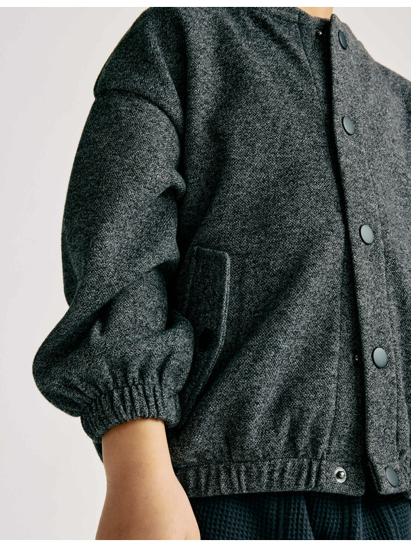 Marks & Spencer Bomberjacke aus Baumwollmischung (2–8 Jahre) Marks & Spencer grau