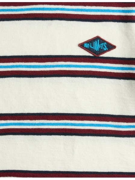 Marks & Spencer Gestreiftes Top aus reiner Baumwolle mit Textur und langen Ärmeln (2-8 Jahre) Marks & Spencer marineblau