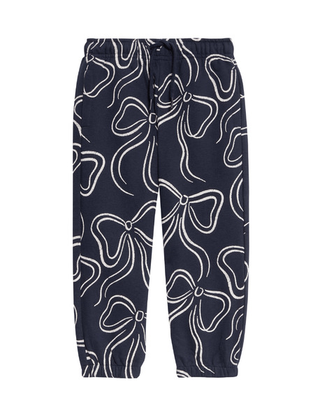 Marks & Spencer Jogginghose mit reichlich Baumwolle und Schleife (2-8 Jahre) Marks & Spencer marineblau