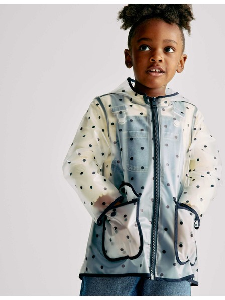 Marks & Spencer Gepunkteter wasserdichter Mantel (2–8 Jahre) Marks & Spencer mehrfarbig