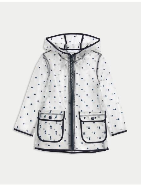 Marks & Spencer Gepunkteter wasserdichter Mantel (2–8 Jahre) Marks & Spencer mehrfarbig