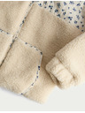 Marks & Spencer Blumenjacke mit Kunstpelz und Patchwork-Motiv (12 Monate – 8 Jahre) Marks & Spencer cremeweiß