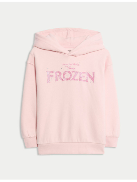 Marks & Spencer Sweatshirt mit Disney Frozen™-Motiv und hohem Baumwollanteil (2–8 Jahre) Marks & Spencer rosa
