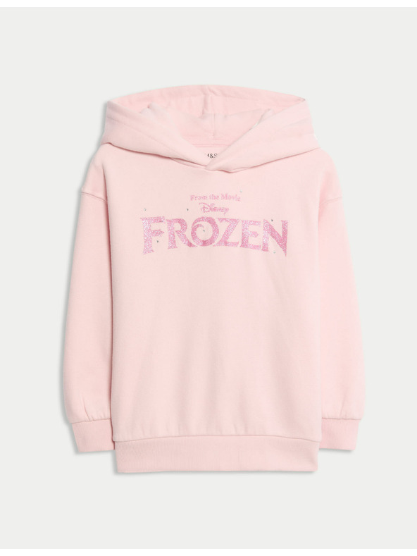 Marks & Spencer Sweatshirt mit Disney Frozen™-Motiv und hohem Baumwollanteil (2–8 Jahre) Marks & Spencer rosa