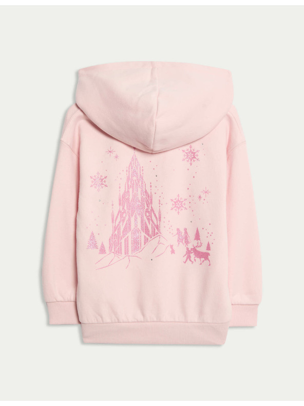 Marks & Spencer Sweatshirt mit Disney Frozen™-Motiv und hohem Baumwollanteil (2–8 Jahre) Marks & Spencer rosa