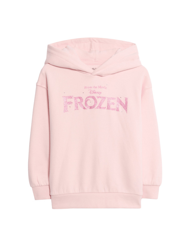 Marks & Spencer Sweatshirt mit Disney Frozen™-Motiv und hohem Baumwollanteil (2–8 Jahre) Marks & Spencer rosa