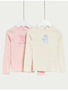 Marks & Spencer 2er-Set Tops mit hohem Baumwollanteil mit Disney Frozen™-Motiv (2–8 Jahre) Marks & Spencer blau