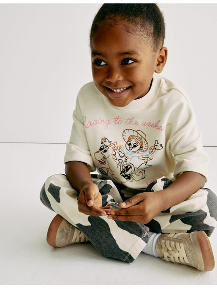 Marks & Spencer T-Shirt Toy Story™ mit hohem Baumwollanteil (2–8 Jahre) Marks & Spencer creme