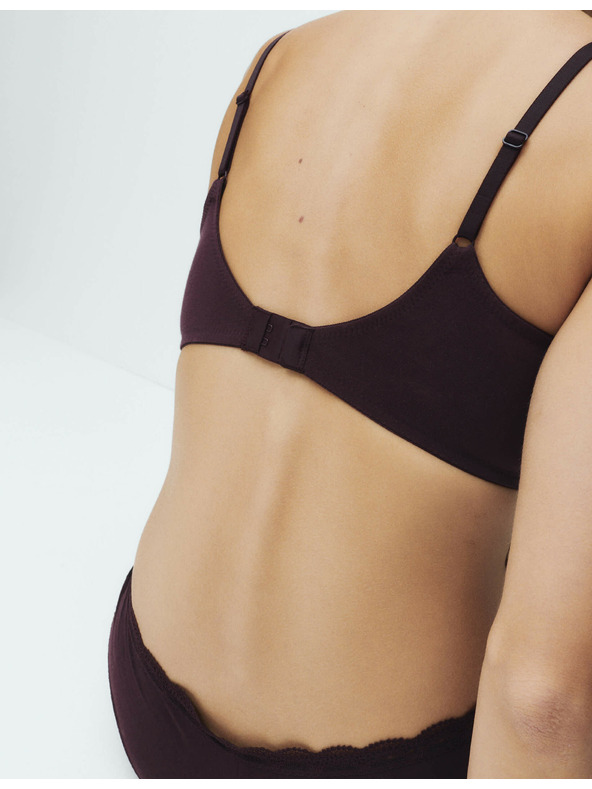 Marks & Spencer Glatter BH ohne Bügel, Gr. A–E, 3er-Pack Marks & Spencer braun