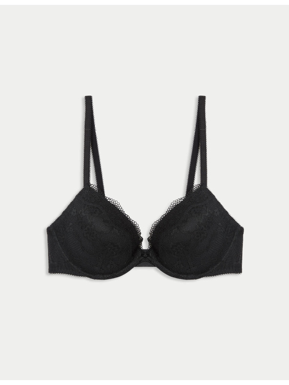 Marks & Spencer Dekolleté-Büstenhalter mit Bügeln und Spitze, Gr. A-E Marks & Spencer schwarz