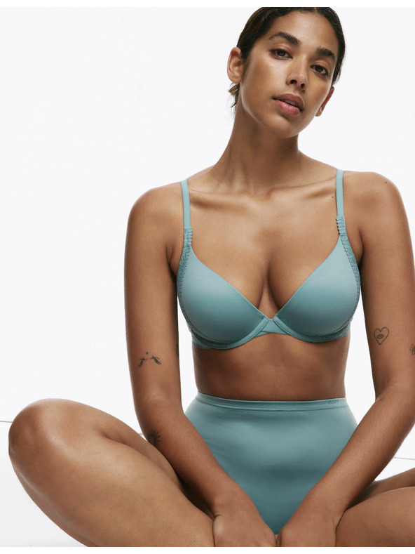 Marks & Spencer Glatter Body Soft™ Dekolleté-Büstenhalter mit Bügeln, Gr. A-E Marks & Spencer grün