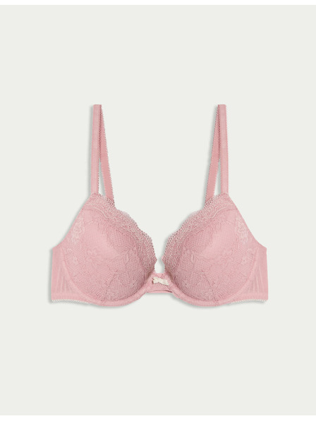Marks & Spencer Dekolleté-Büstenhalter mit Bügeln und Spitze, Gr. A-E Marks & Spencer rosa