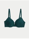Marks & Spencer Spitzen Push-up Büstenhalter mit Bügeln und Flexifit™-Technologie, Gr. A-E Marks & Spencer grün