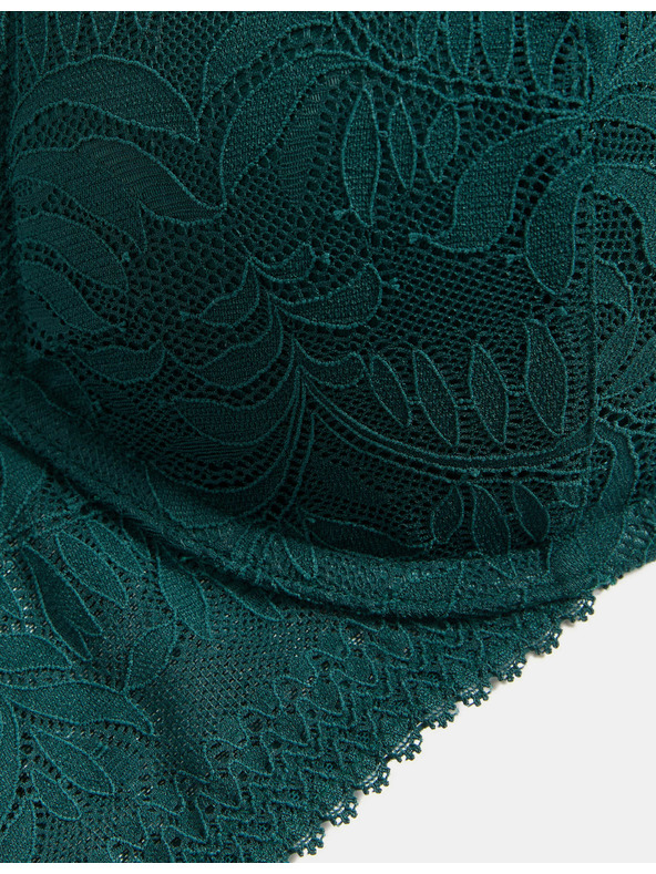 Marks & Spencer Spitzen Push-up Büstenhalter mit Bügeln und Flexifit™-Technologie, Gr. A-E Marks & Spencer grün