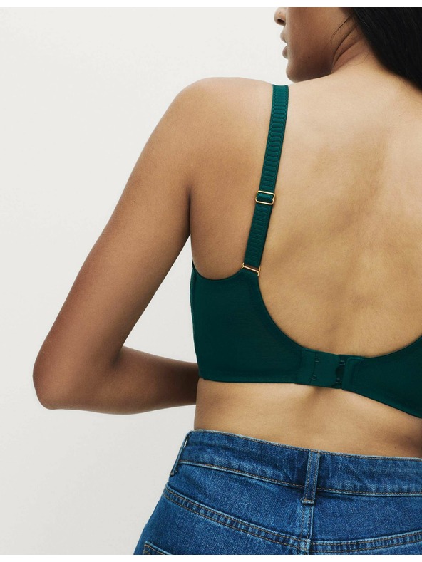 Marks & Spencer Spitzen-Büstenhalter ohne Bügel, mit Minimizing-Effekt und Flexifit™-Technologie Marks & Spencer grün