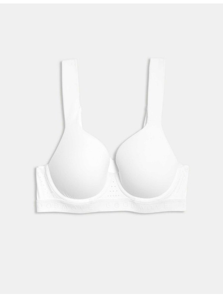 Marks & Spencer Sportliche Hybrid-Glatt-Büstenhalter mit mittlerer Stützfunktion (A-E) Marks & Spencer weiß