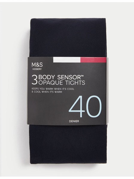 Marks & Spencer Body Sensor™ Strumpfhose, 40 DEN, 3 Stück im Set Marks & Spencer marineblau