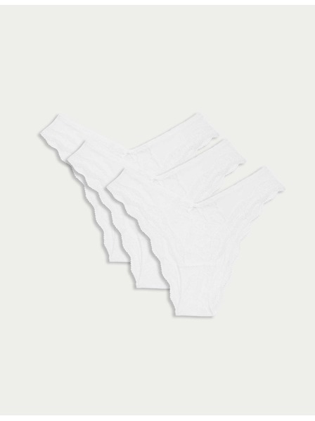 Marks & Spencer 3 Stück Jasmine Miami Spitzenhöschen Marks & Spencer weiß