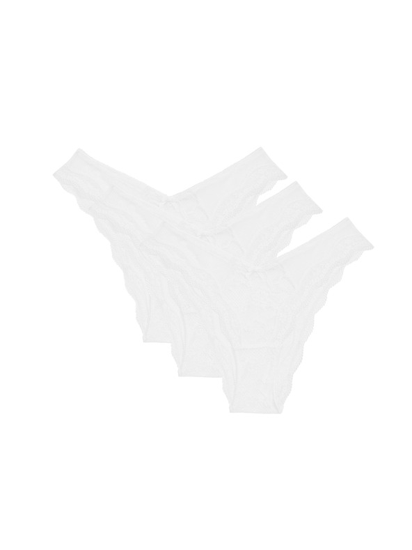 Marks & Spencer 3 Stück Jasmine Miami Spitzenhöschen Marks & Spencer weiß