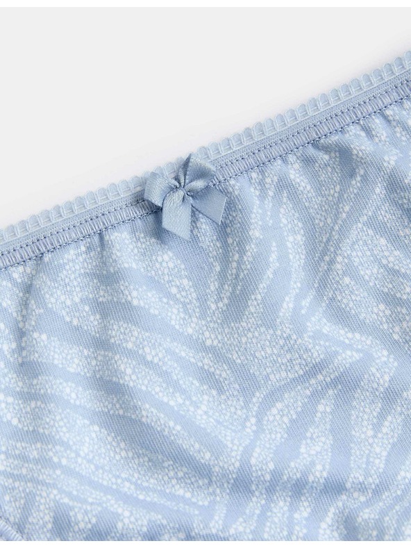 Marks & Spencer Boxershorts mit niedrigem Bund mit Print, aus Lycra™-Baumwolle, 5 Stück Marks & Spencer blau
