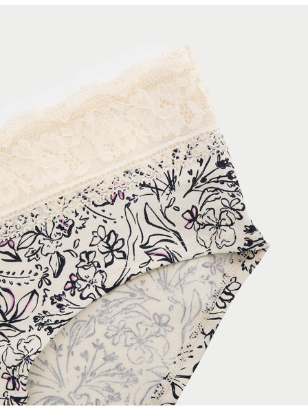 Marks & Spencer Boxershorts mit niedrigem Bund mit hohem Baumwollanteil und Print, 5 Stück Marks & Spencer grün