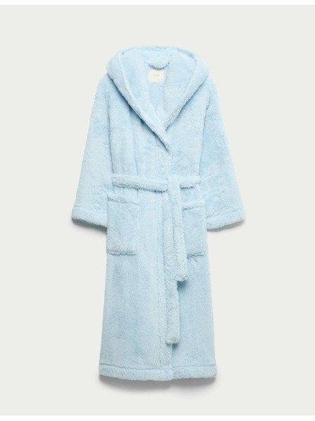Marks & Spencer Bademantel mit Kapuze von Marks & Spencer in Blau