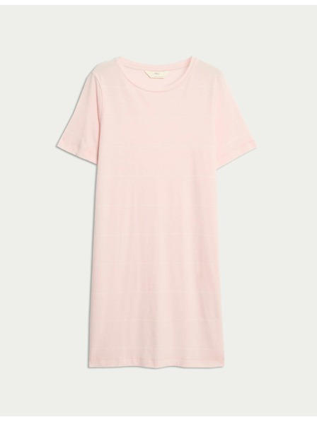 Marks & Spencer Gestreiftes Nachthemd mit Cool Comfort™-Technologie von Marks & Spencer in Rosa