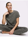 Marks & Spencer Pajama set with print and high cotton content Marks & Spencer grey