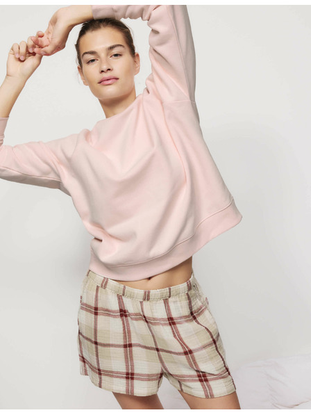 Marks & Spencer Sommerliches 2-teiliges Pyjama-Set aus reiner Baumwolle von Marks & Spencer, rosa