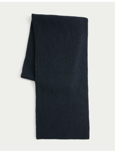 Marks & Spencer Gestrickter Schal Marks & Spencer Marineblau