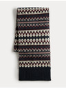 Marks & Spencer Fair Isle Schal Marks & Spencer Marineblau