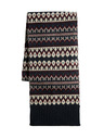 Marks & Spencer Fair Isle Schal Marks & Spencer Marineblau