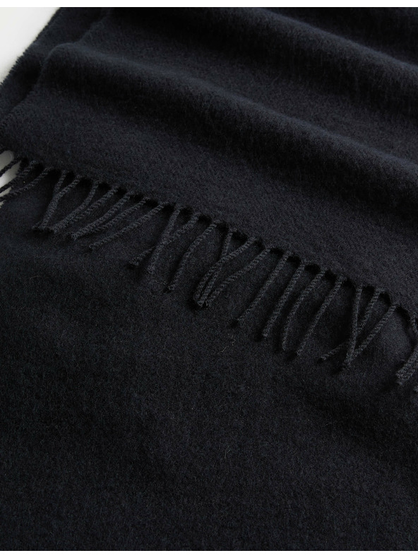 Marks & Spencer Wollmischung Schal Marks & Spencer blau