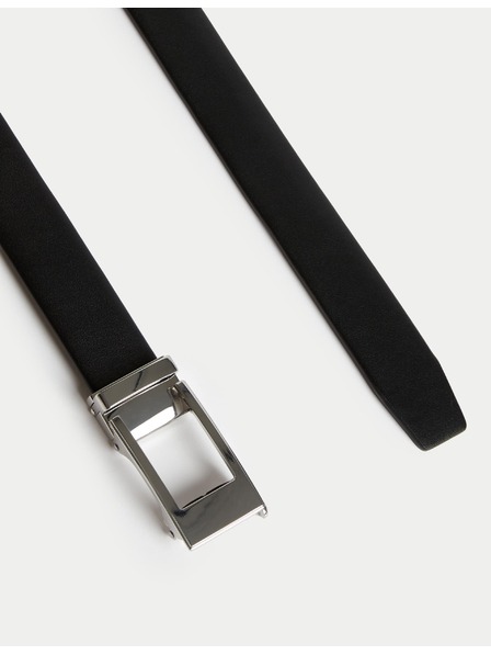 Marks & Spencer Ledergürtel mit Schnalle von Marks & Spencer in Schwarz