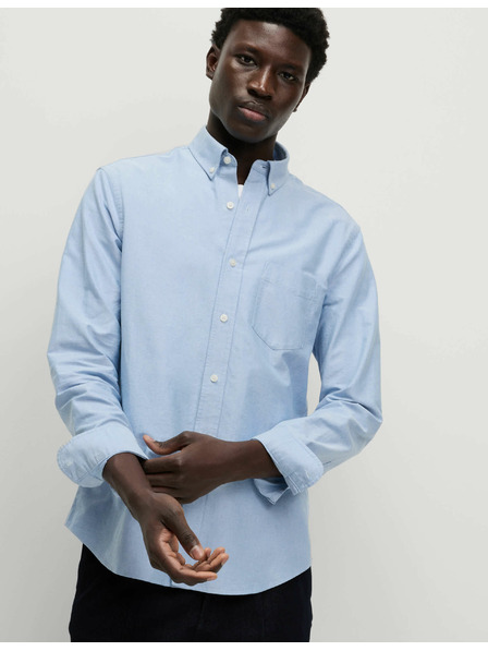 Marks & Spencer The Ultimate Oxford-Hemd aus reiner Baumwolle von Marks & Spencer blau