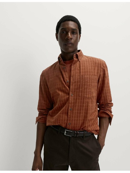 Marks & Spencer Cordhemd von Marks & Spencer in Braun