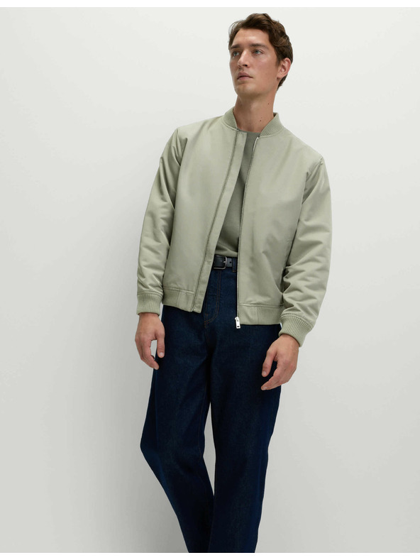 Marks & Spencer Satin-Bomberjacke von Marks & Spencer in Grün