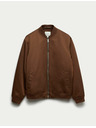 Marks & Spencer Satin-Bomberjacke von Marks & Spencer in Braun