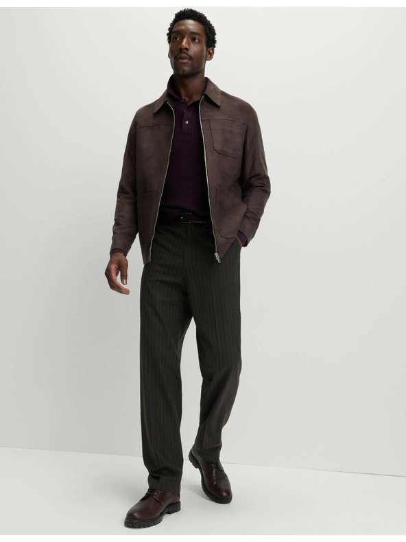 Marks & Spencer Arbeitsjacke aus Velourslederimitat von Marks & Spencer, braun