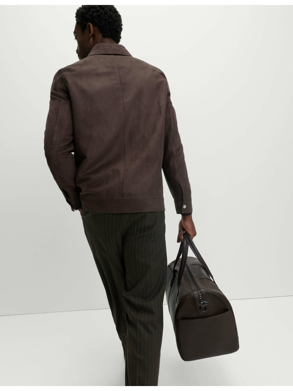 Marks & Spencer Arbeitsjacke aus Velourslederimitat von Marks & Spencer, braun