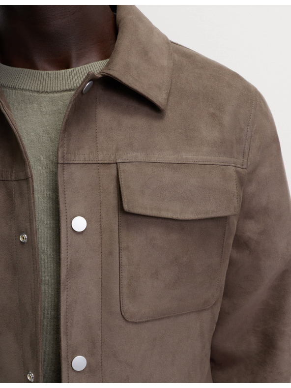 Marks & Spencer LKW-Fahrer Jacke aus Velourslederimitat von Marks & Spencer, grün