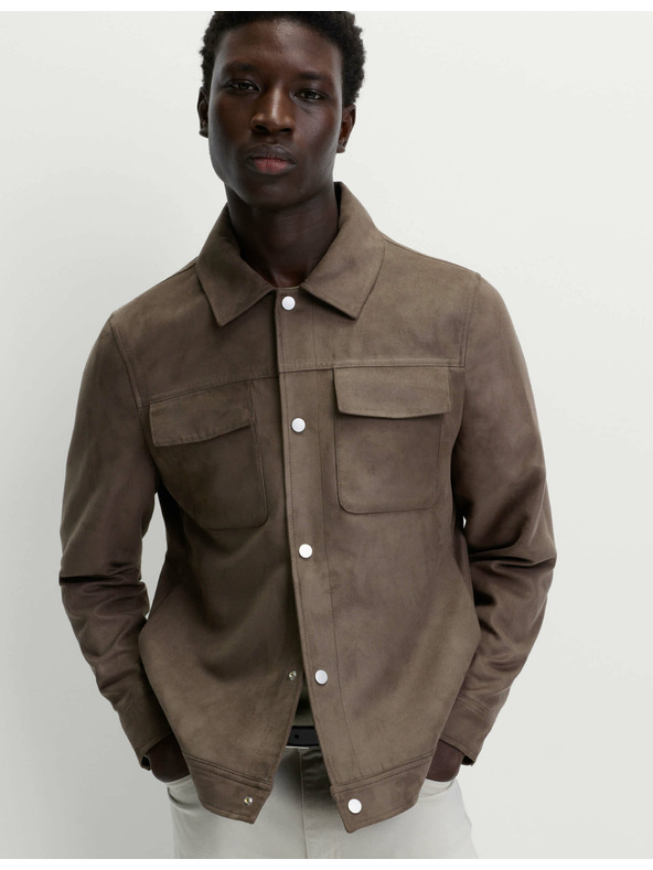 Marks & Spencer LKW-Fahrer Jacke aus Velourslederimitat von Marks & Spencer, grün